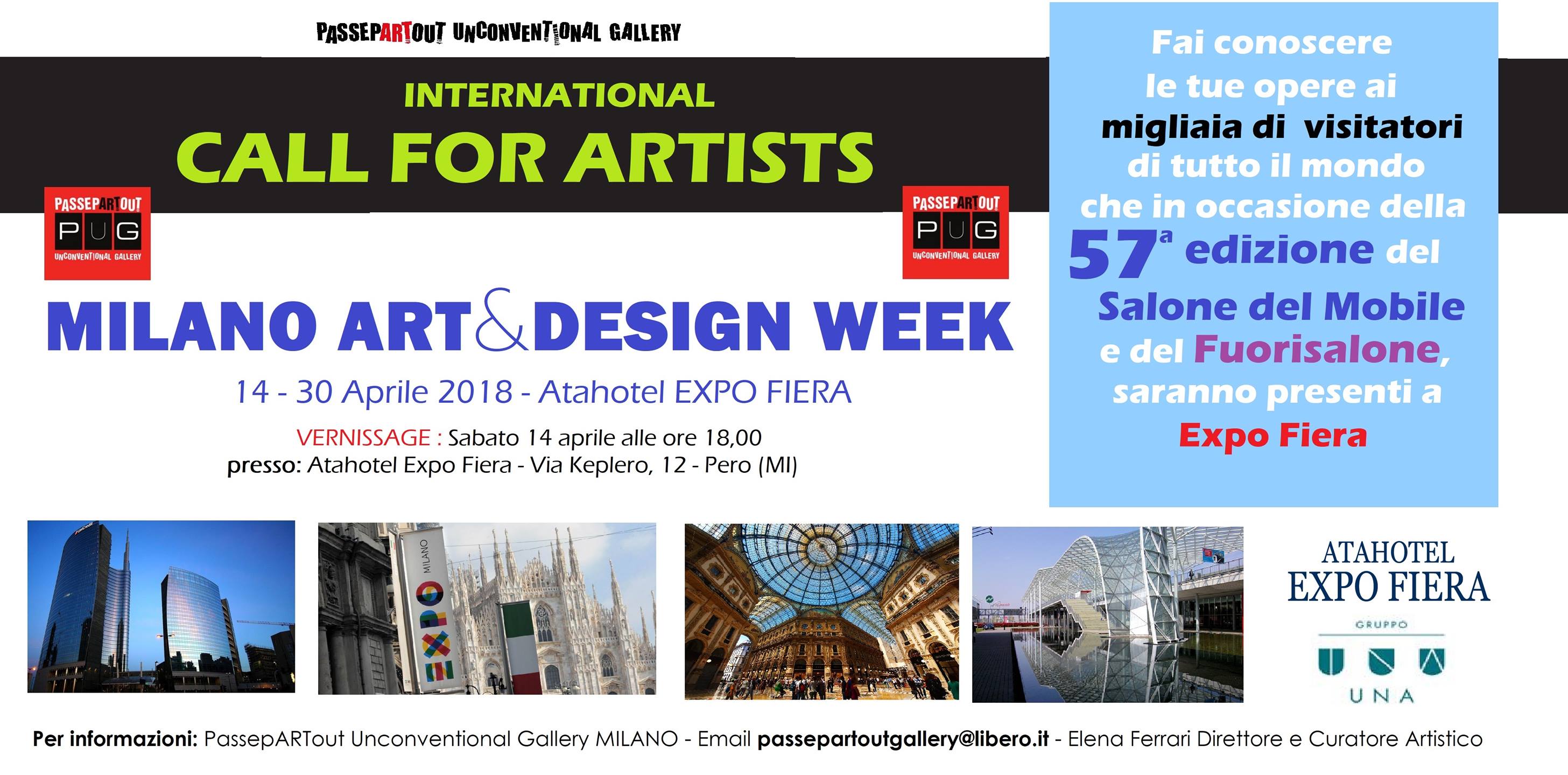 Internazionale MILANO ART & DESIGN WEEK - Atahotel Rho Fiera - Milano - Anno 2018